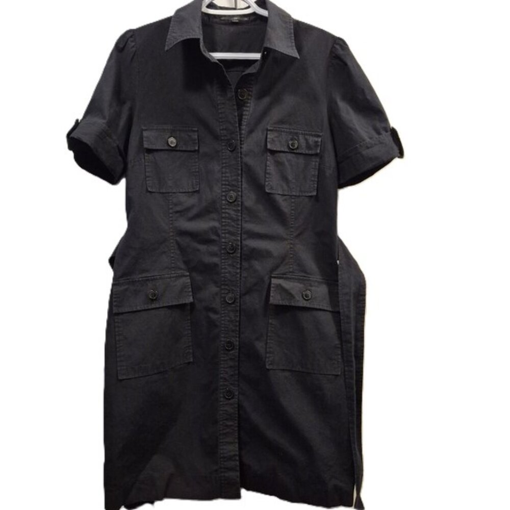 Teenflo Utility Shirt Dress  Size 12  Made in Canada